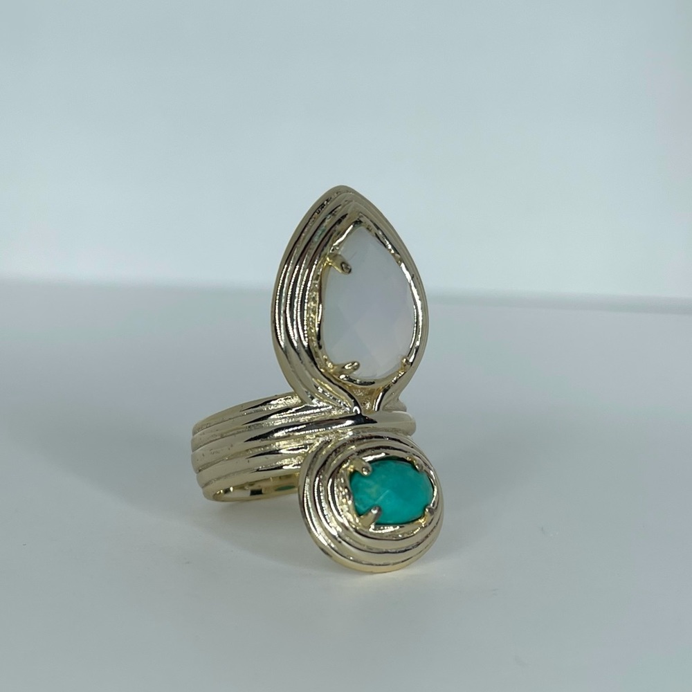 Rare Kendra Scott Two Stone Ring